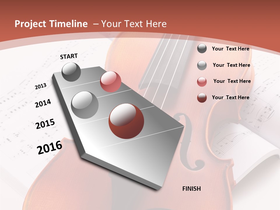 Music Sepia Web PowerPoint Template