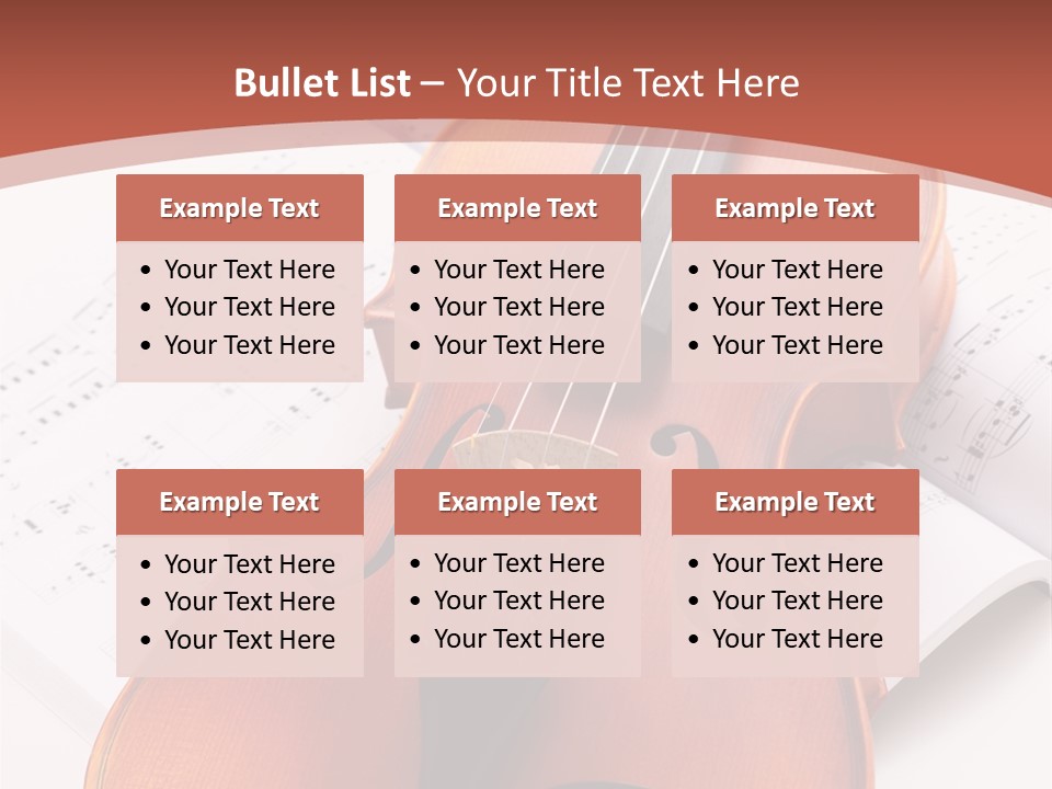 Music Sepia Web PowerPoint Template