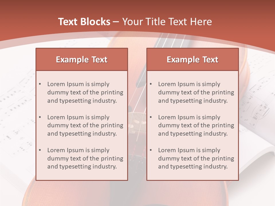 Music Sepia Web PowerPoint Template