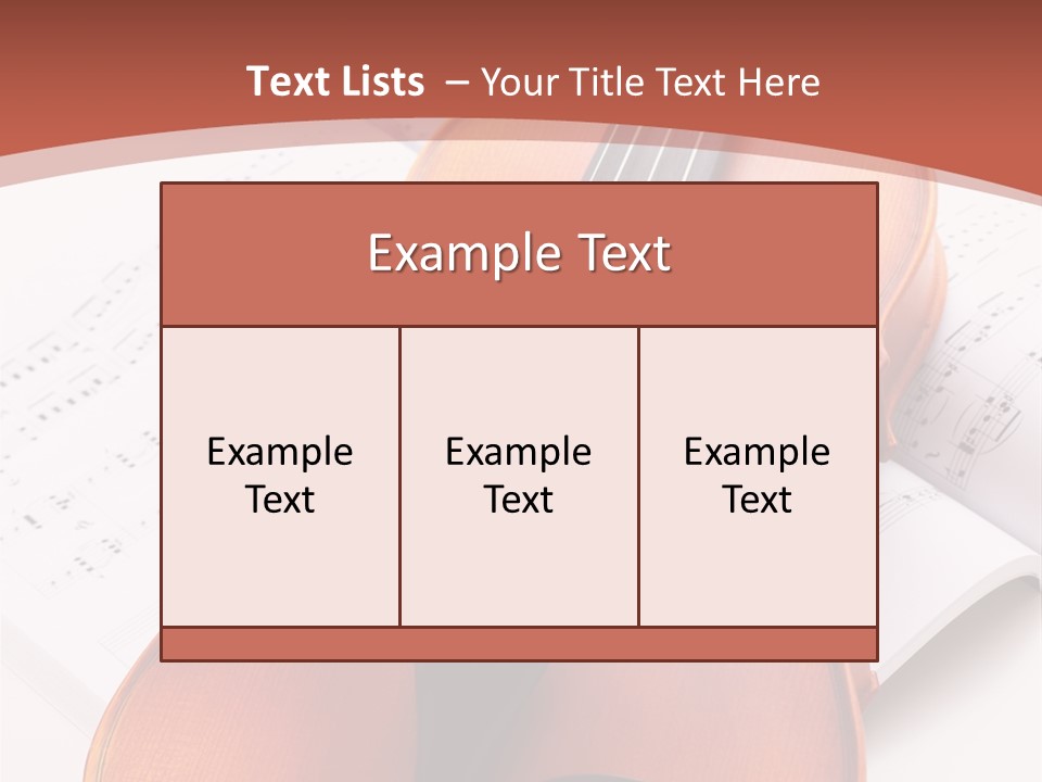 Music Sepia Web PowerPoint Template