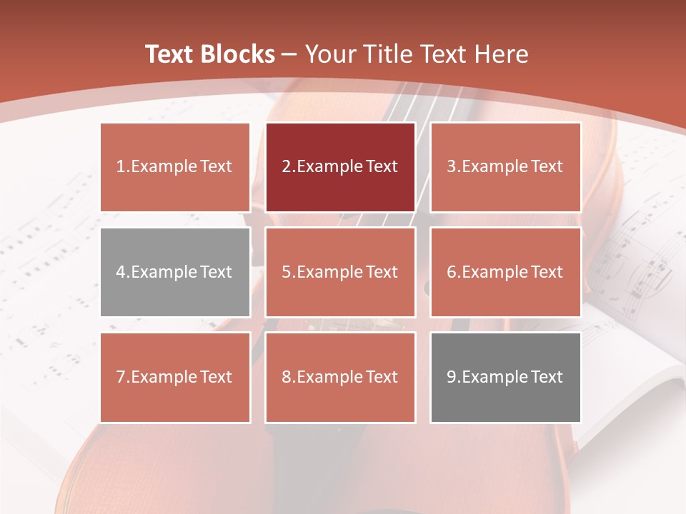 Music Sepia Web PowerPoint Template