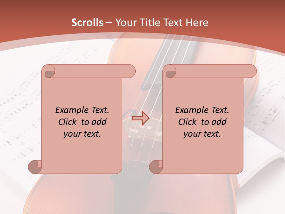 Music Sepia Web PowerPoint Template