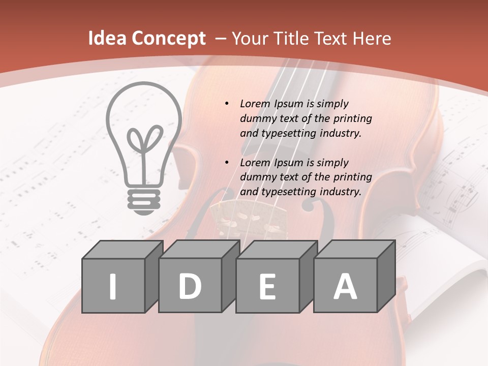 Music Sepia Web PowerPoint Template