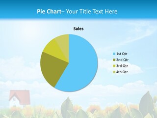 Meadow Agriculture Blue PowerPoint Template