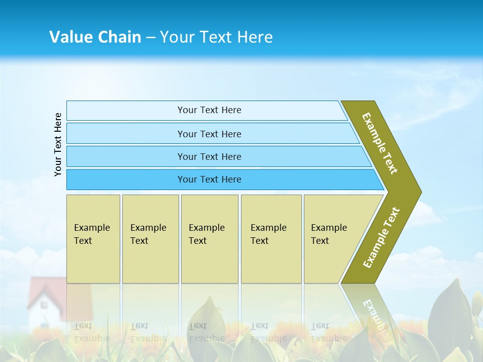Meadow Agriculture Blue PowerPoint Template