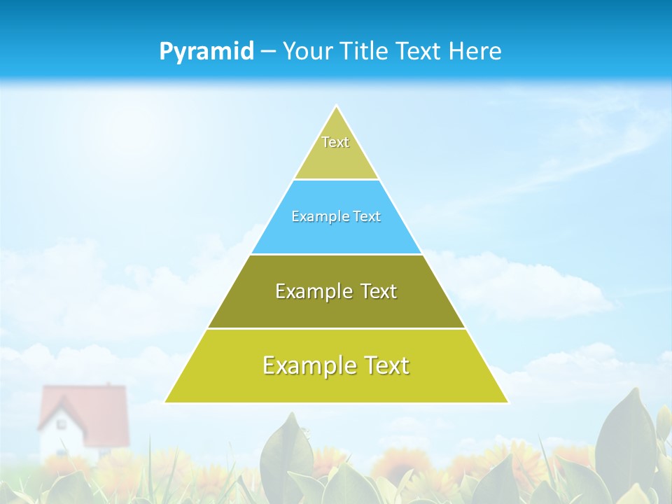 Meadow Agriculture Blue PowerPoint Template