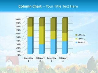 Meadow Agriculture Blue PowerPoint Template