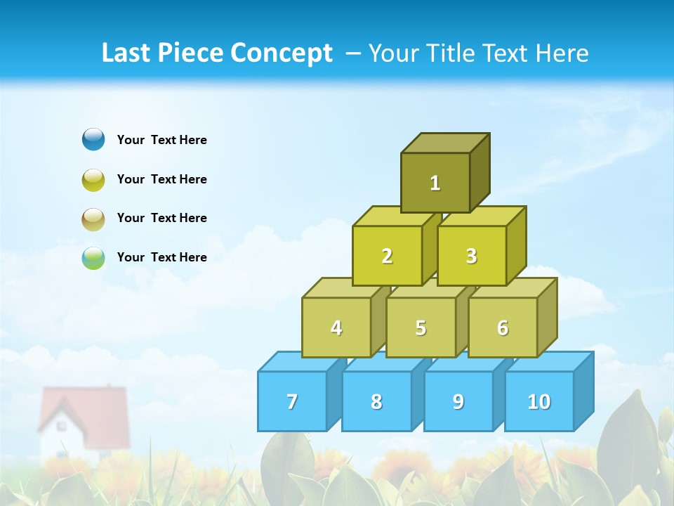 Meadow Agriculture Blue PowerPoint Template