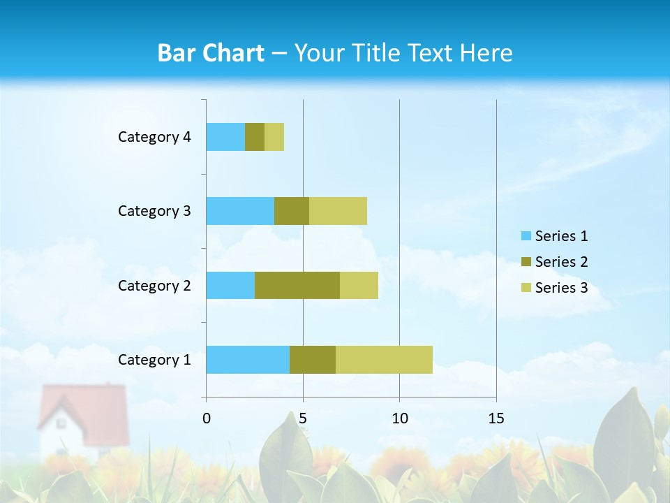 Meadow Agriculture Blue PowerPoint Template