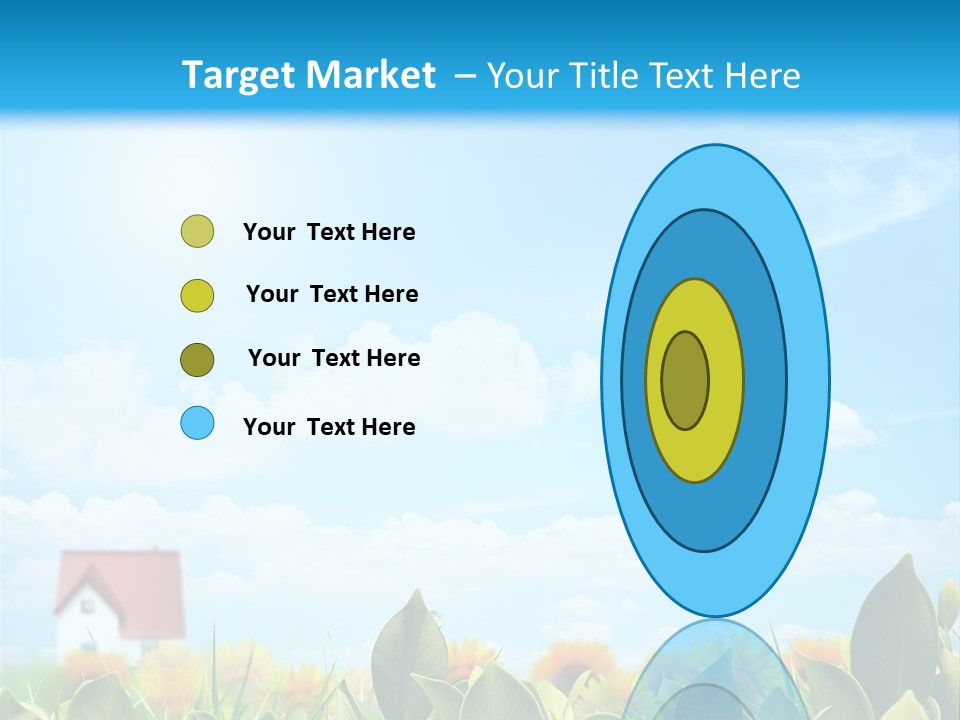 Meadow Agriculture Blue PowerPoint Template