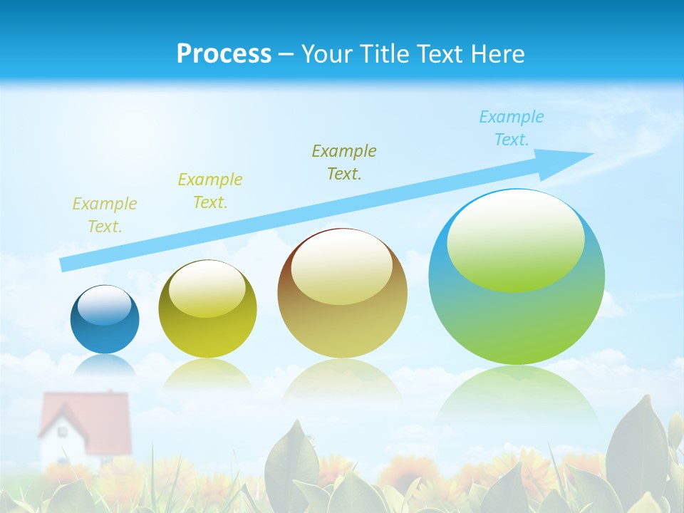 Meadow Agriculture Blue PowerPoint Template