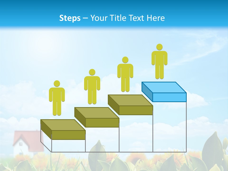 Meadow Agriculture Blue PowerPoint Template