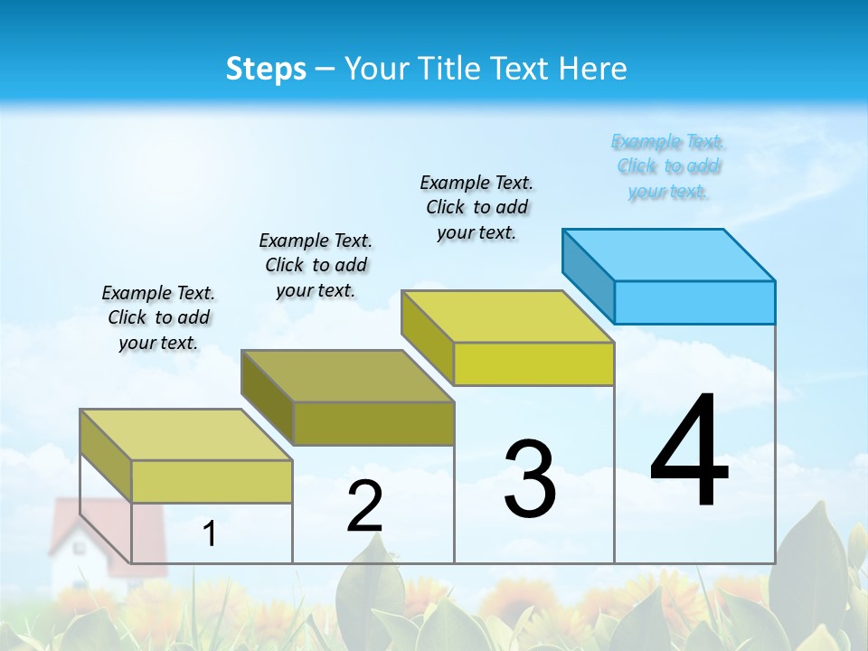 Meadow Agriculture Blue PowerPoint Template