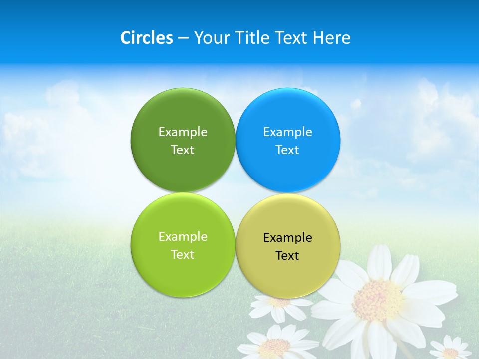 Farm Flora Yellow PowerPoint Template