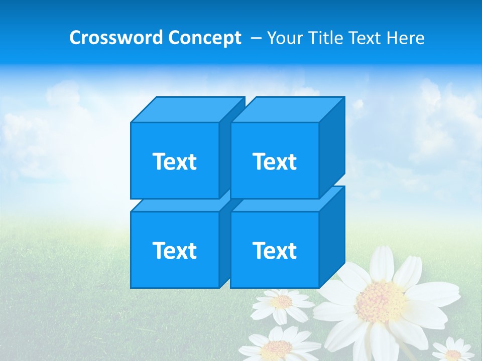 Farm Flora Yellow PowerPoint Template
