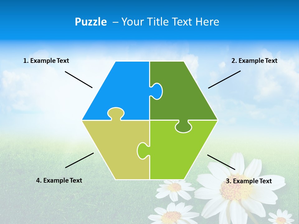 Farm Flora Yellow PowerPoint Template