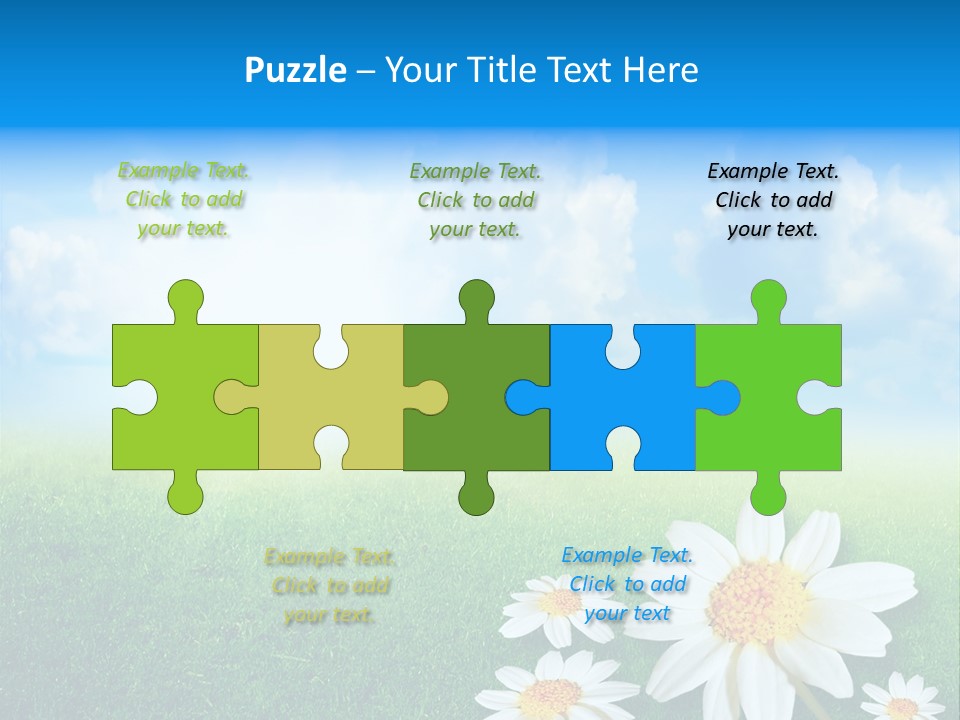 Farm Flora Yellow PowerPoint Template