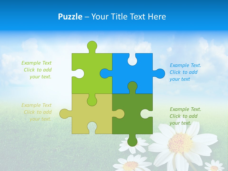 Farm Flora Yellow PowerPoint Template