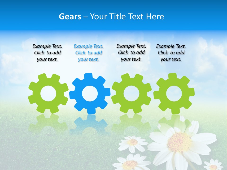 Farm Flora Yellow PowerPoint Template