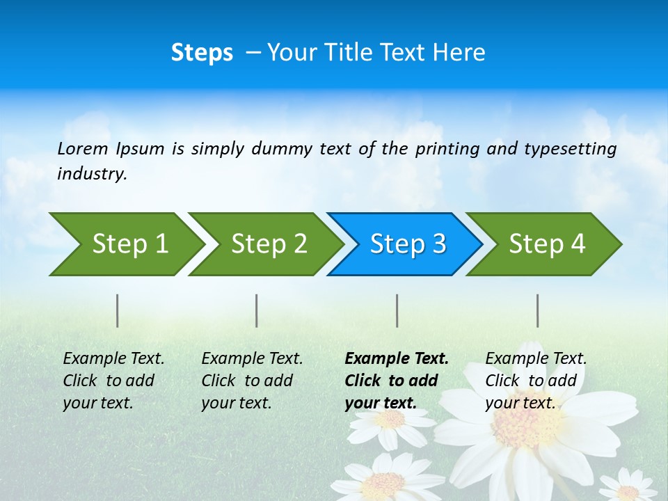 Farm Flora Yellow PowerPoint Template