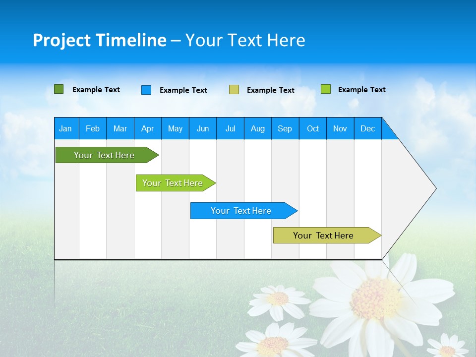Farm Flora Yellow PowerPoint Template