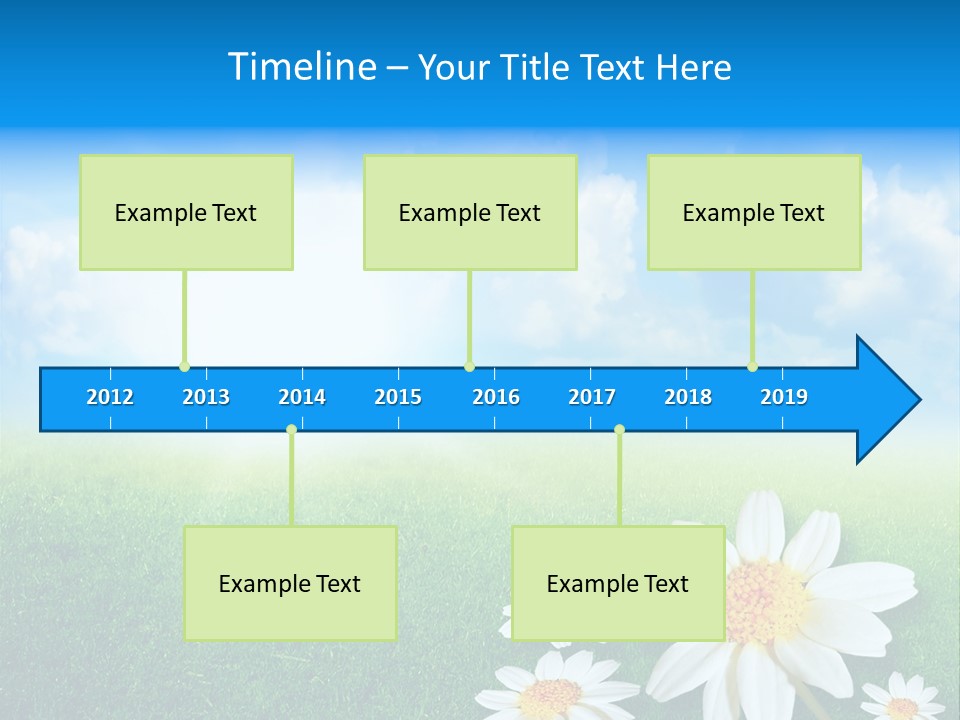 Farm Flora Yellow PowerPoint Template