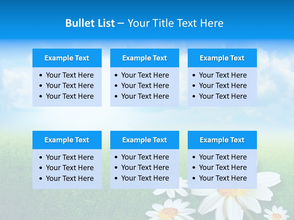 Farm Flora Yellow PowerPoint Template