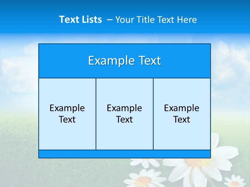 Farm Flora Yellow PowerPoint Template
