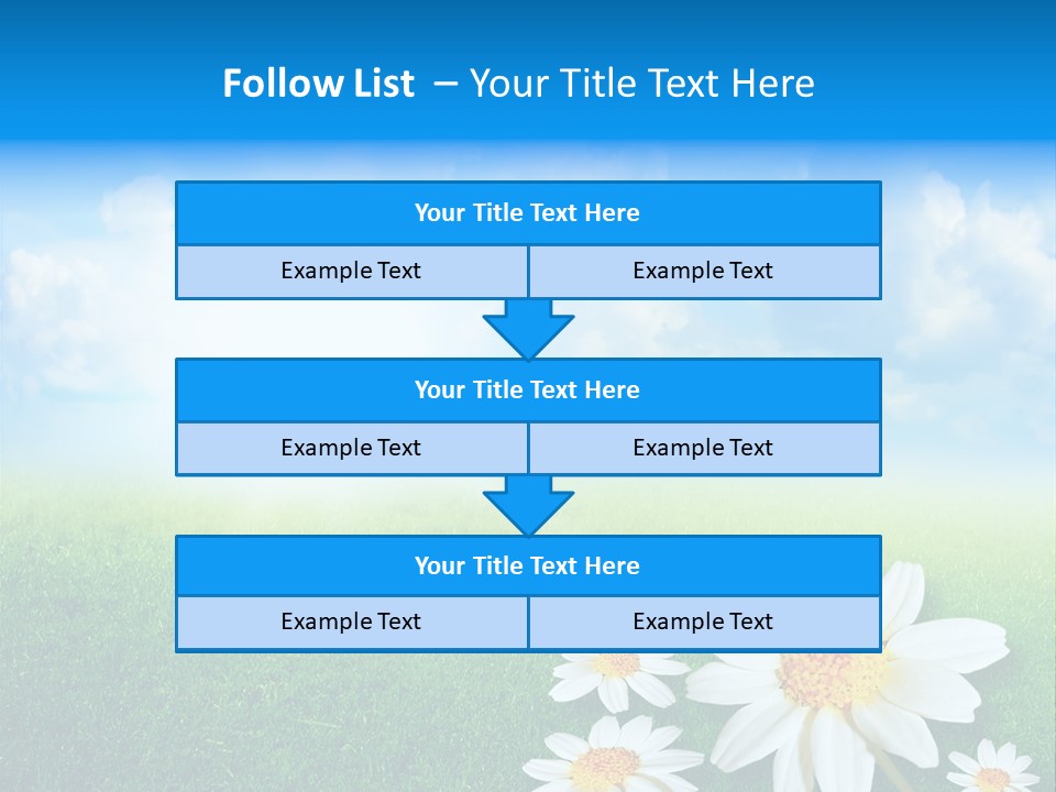 Farm Flora Yellow PowerPoint Template