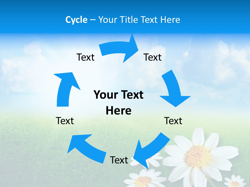 Farm Flora Yellow PowerPoint Template