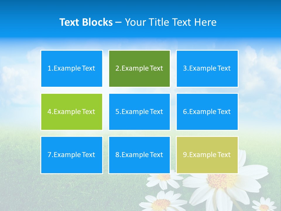 Farm Flora Yellow PowerPoint Template