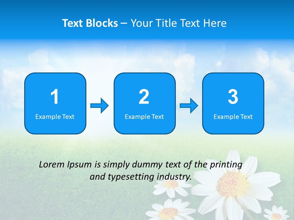 Farm Flora Yellow PowerPoint Template