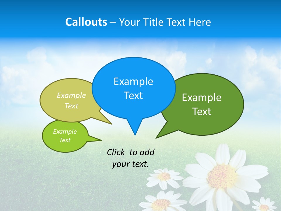 Farm Flora Yellow PowerPoint Template