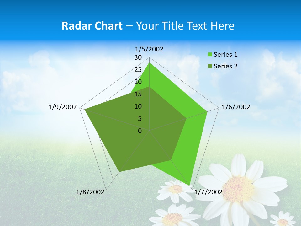 Farm Flora Yellow PowerPoint Template
