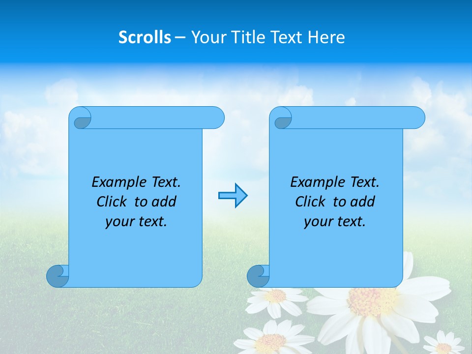 Farm Flora Yellow PowerPoint Template