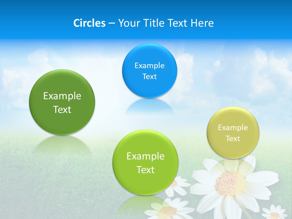 Farm Flora Yellow PowerPoint Template