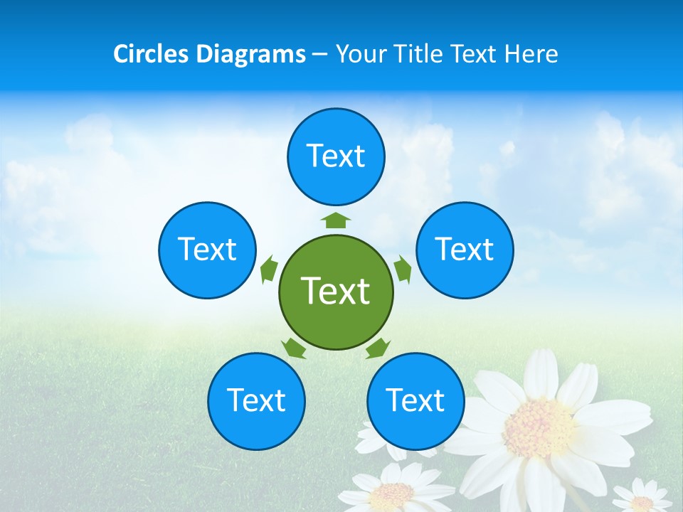 Farm Flora Yellow PowerPoint Template