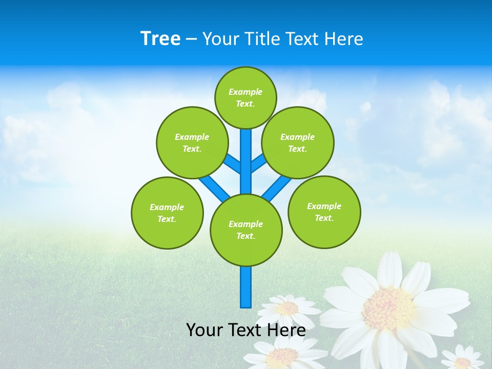 Farm Flora Yellow PowerPoint Template