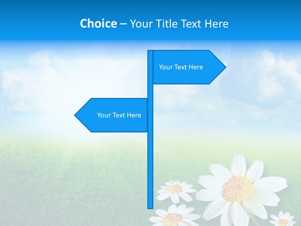 Farm Flora Yellow PowerPoint Template