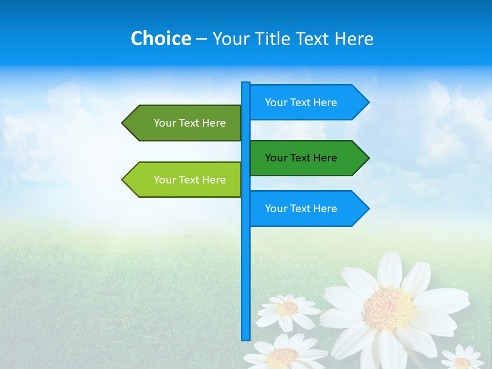 Farm Flora Yellow PowerPoint Template