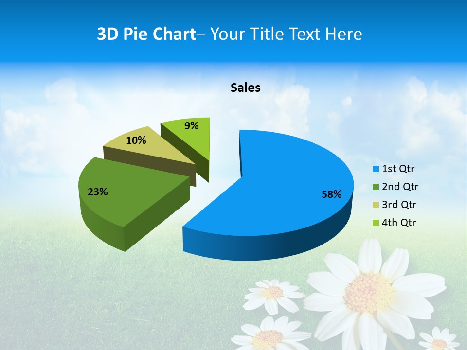 Farm Flora Yellow PowerPoint Template