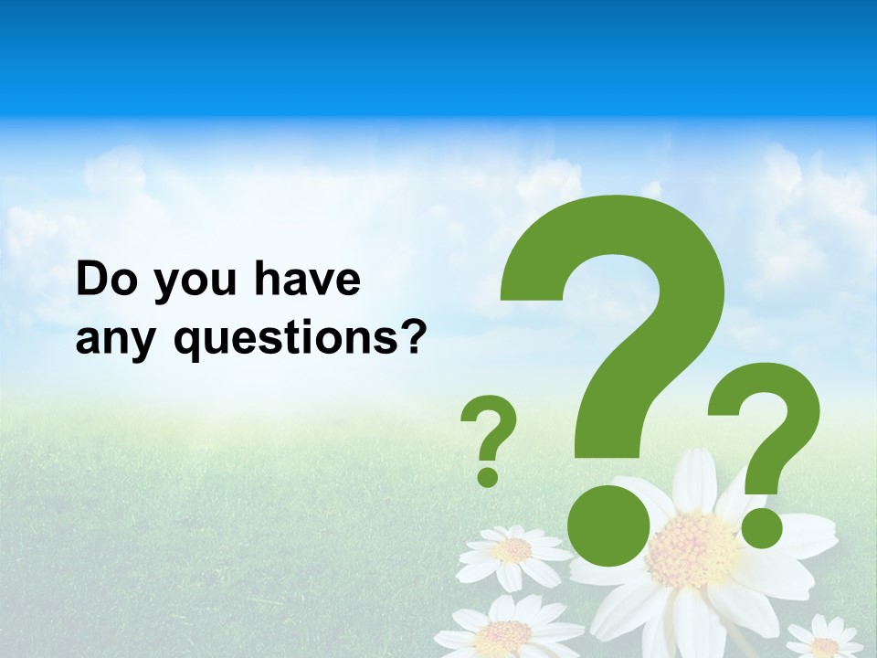 Farm Flora Yellow PowerPoint Template