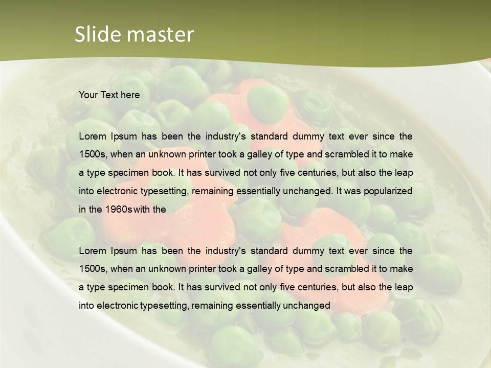 Gourmet Food Lunch PowerPoint Template