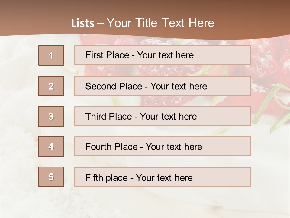 Red Vibrant Sauce PowerPoint Template
