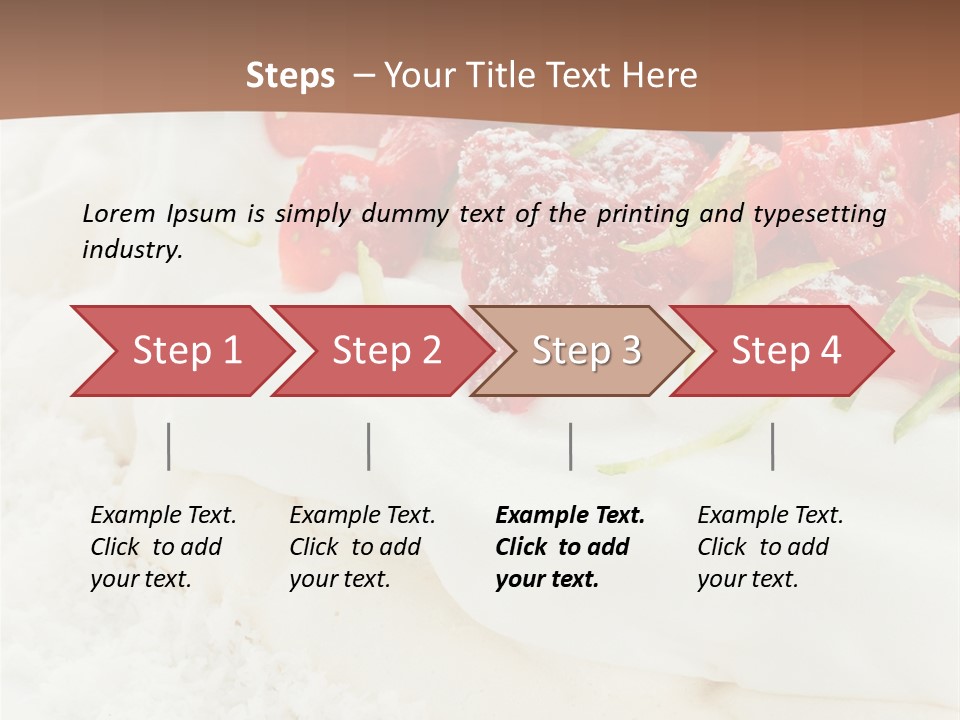 Red Vibrant Sauce PowerPoint Template