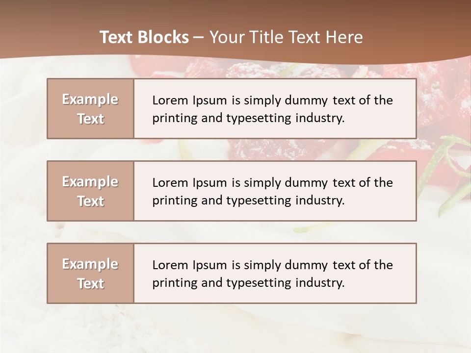 Red Vibrant Sauce PowerPoint Template