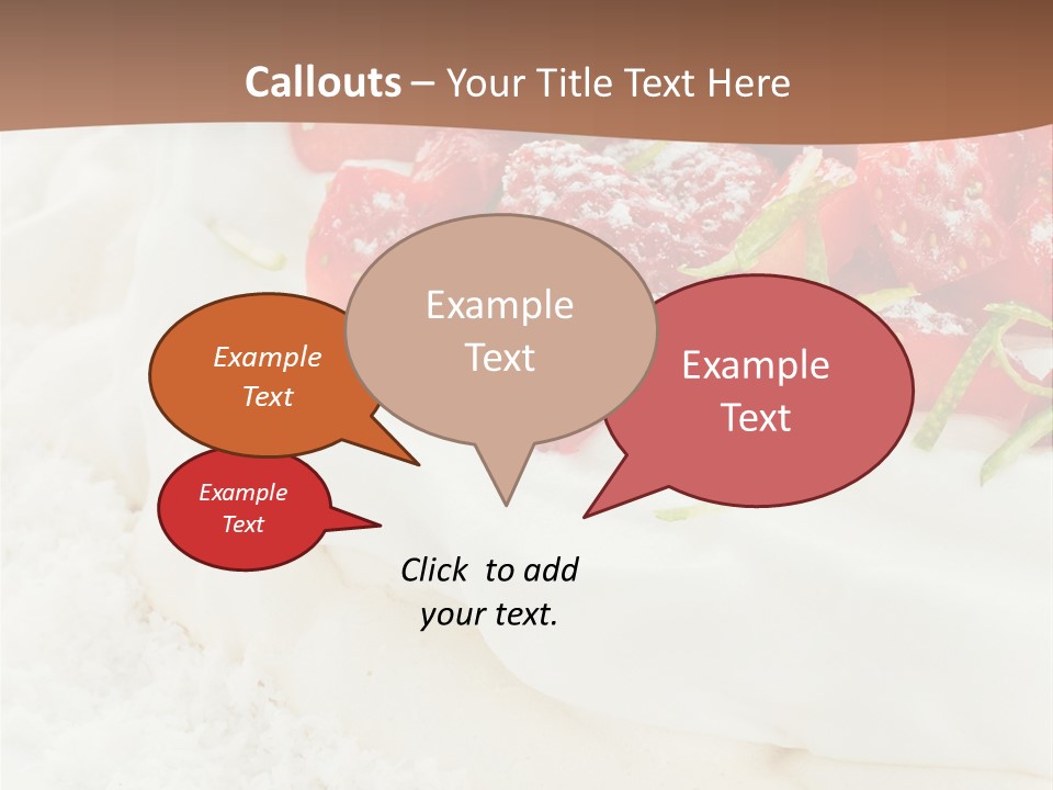 Red Vibrant Sauce PowerPoint Template