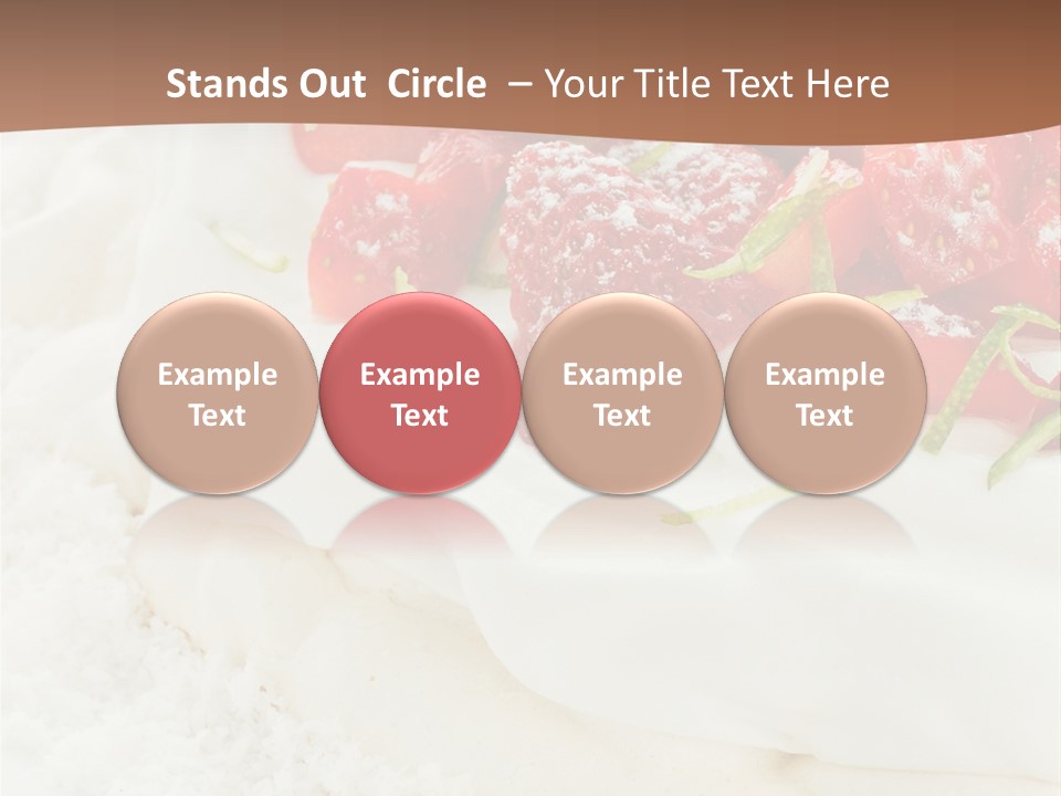 Red Vibrant Sauce PowerPoint Template