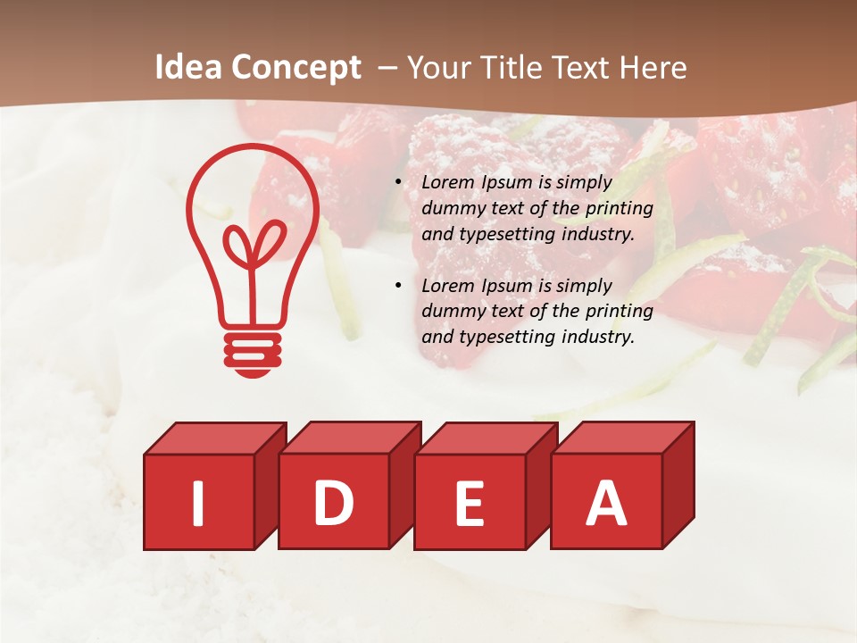 Red Vibrant Sauce PowerPoint Template