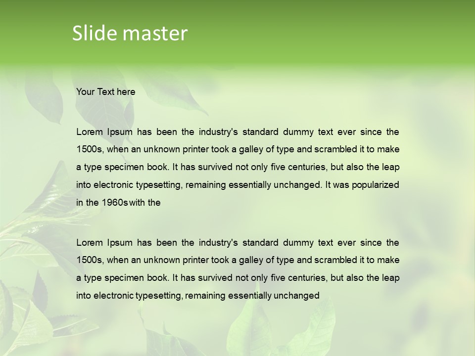 Group Beautiful Decoration PowerPoint Template